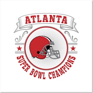 Atlanta Super Bowl Champions Posters and Art